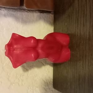 Apple cinnamon scented woman's torso candle